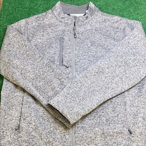 Peter Millar Full-Zip Jacket (Size Large / Gray)